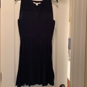 Navy Blue DVF Rayon Dress Small